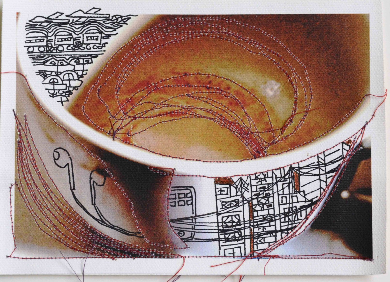 The Universe in My Tea-cup, [Set of 30], 2015, [10.25 x 8.5 inches - framed]